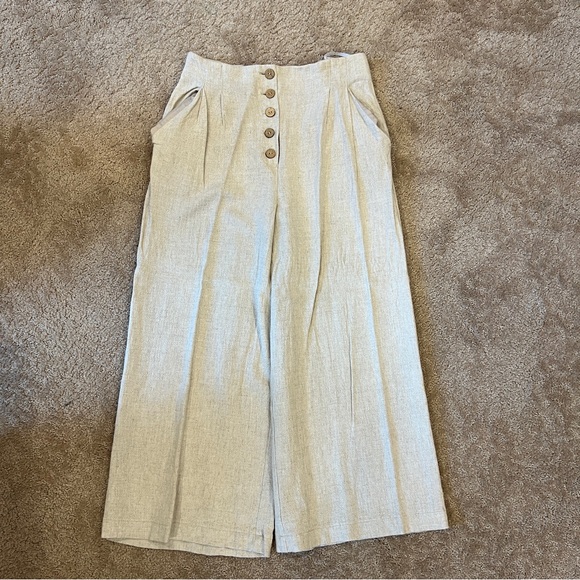 Topshop Cream Blazer and Pants Suit Set Size 6 - Picture 8 of 10